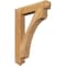 Ekena Millwork Legacy Arts & Crafts Rough Sawn Bracket, Western Red Cedar, 4"W x 24"D x 32"H BKT04X24X32LEC03RWR - alternate 1